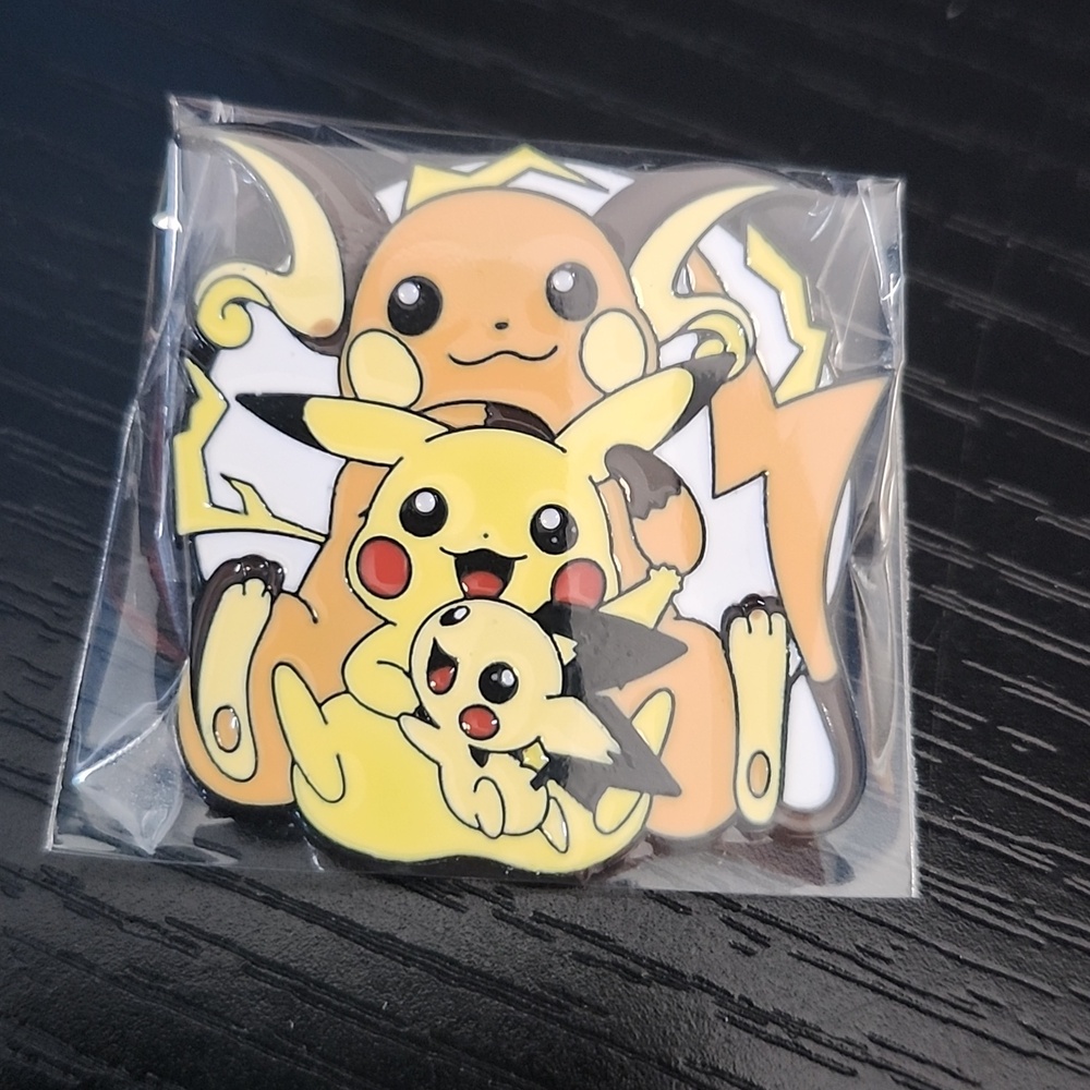 Pokemon Pikachu Evolutions Inspired Enamel Pin - Picture 4 of 4